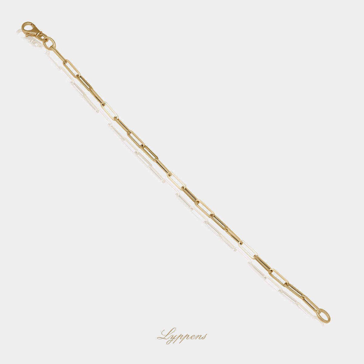Geelgouden closed forever schakelcollier