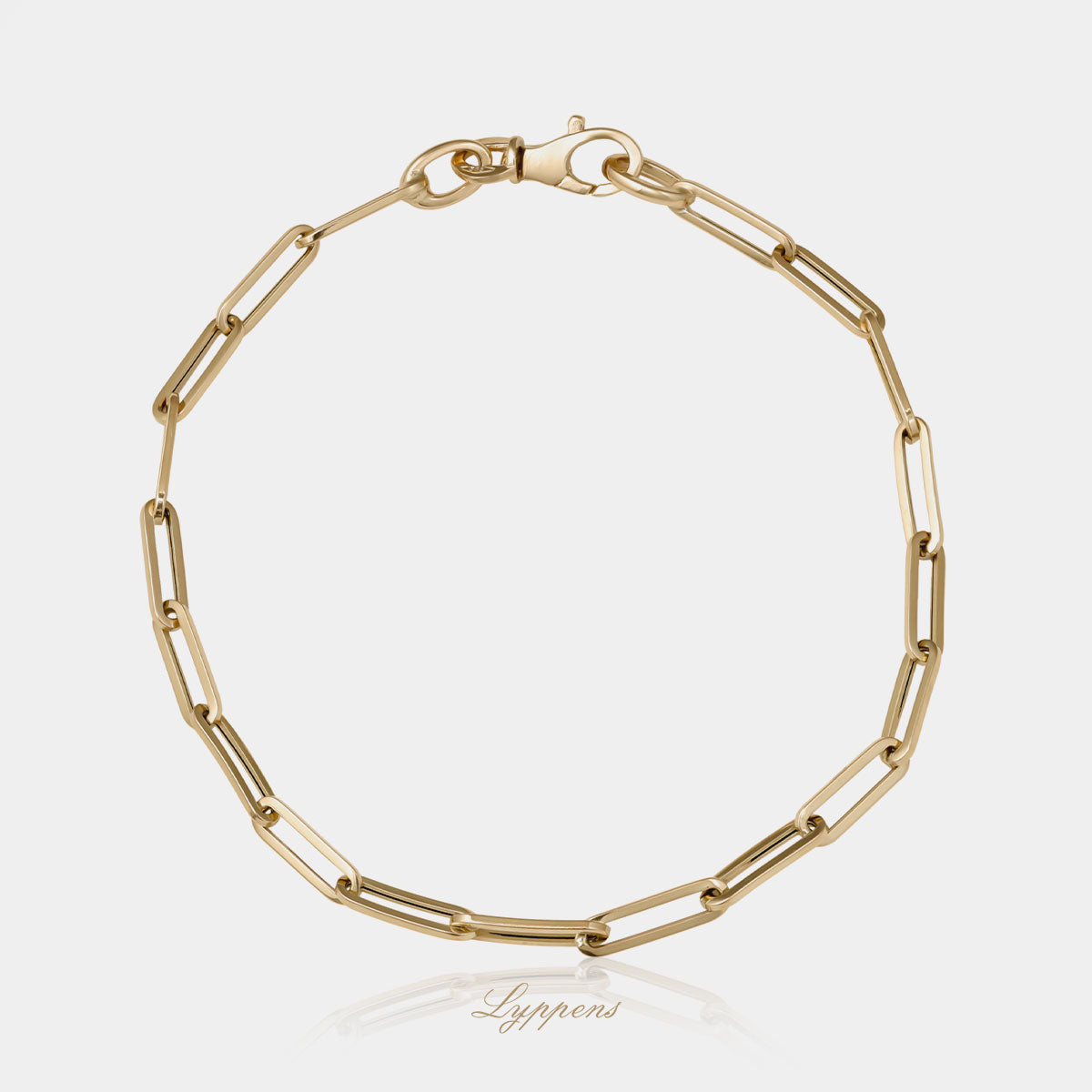 Geelgouden closed forever schakelcollier