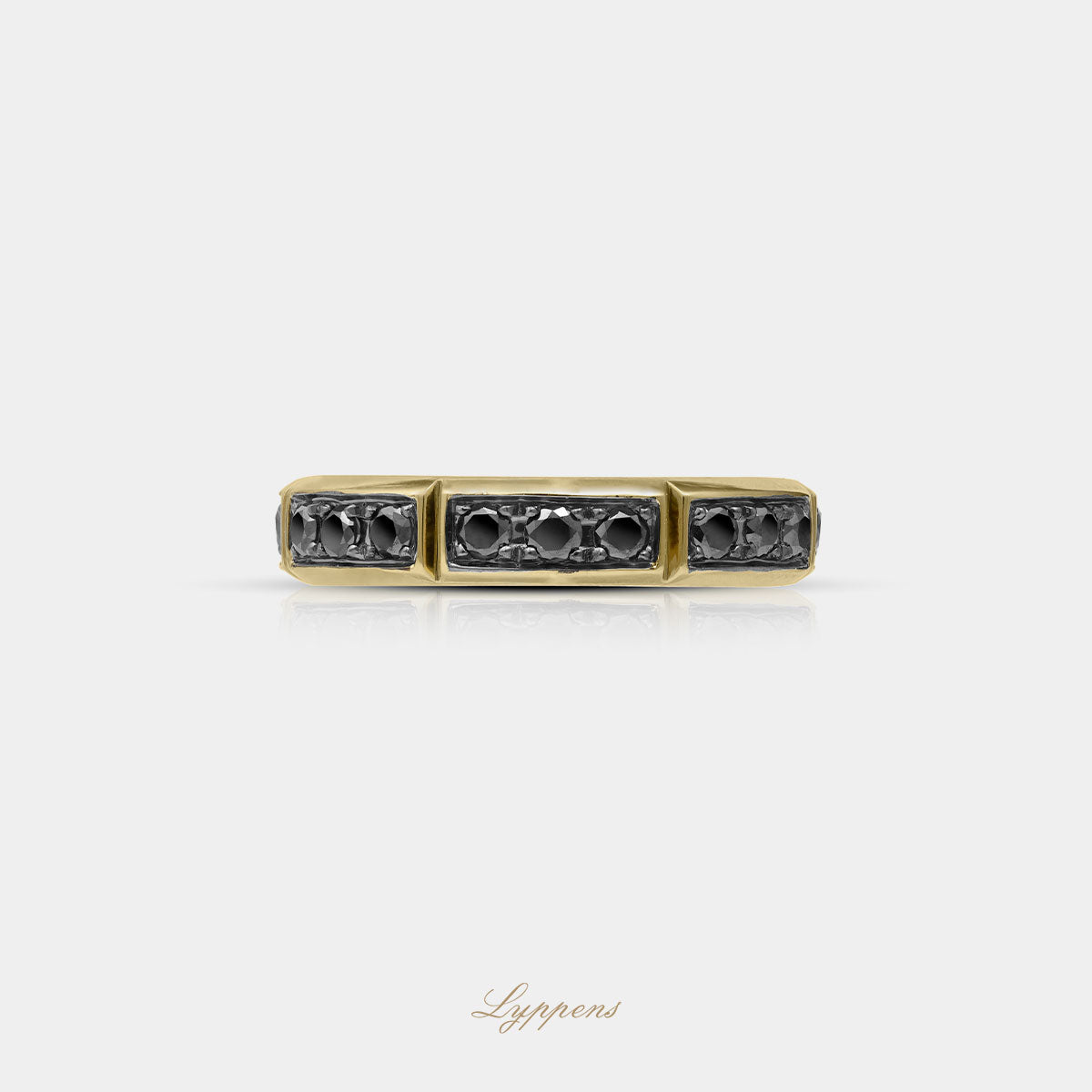 Geelgouden ring met diamant