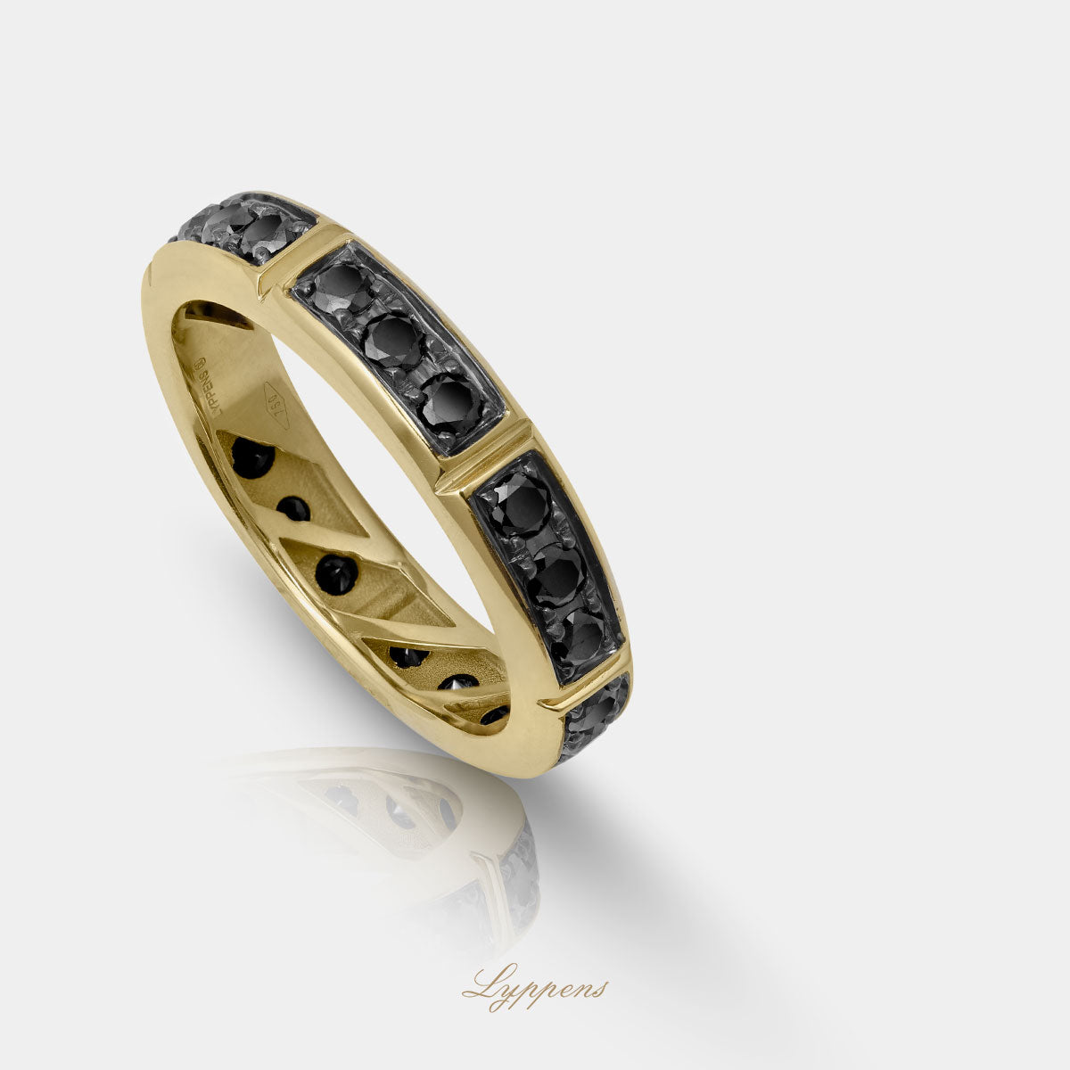 Geelgouden ring met diamant