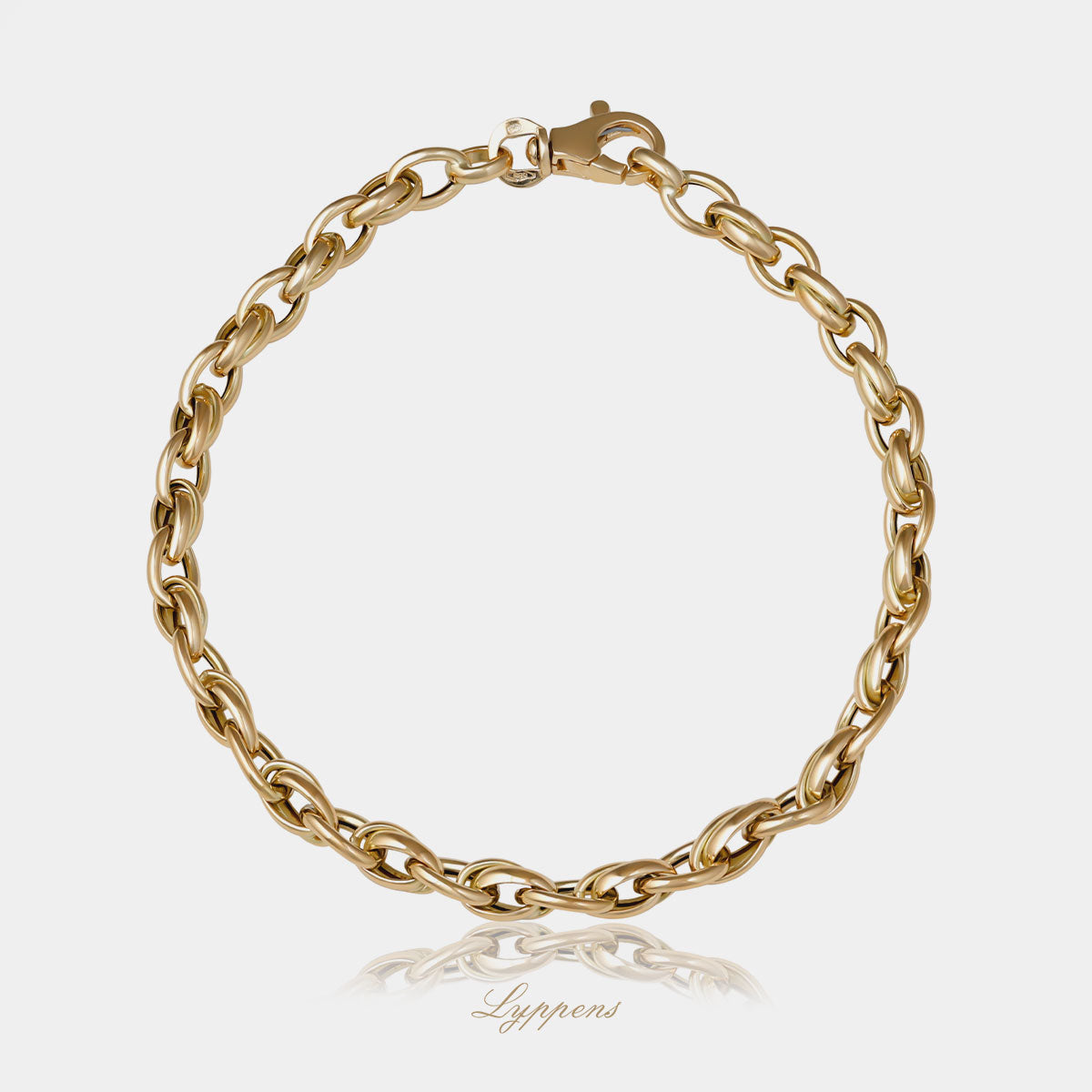 Geelgouden fantasie schakelarm.