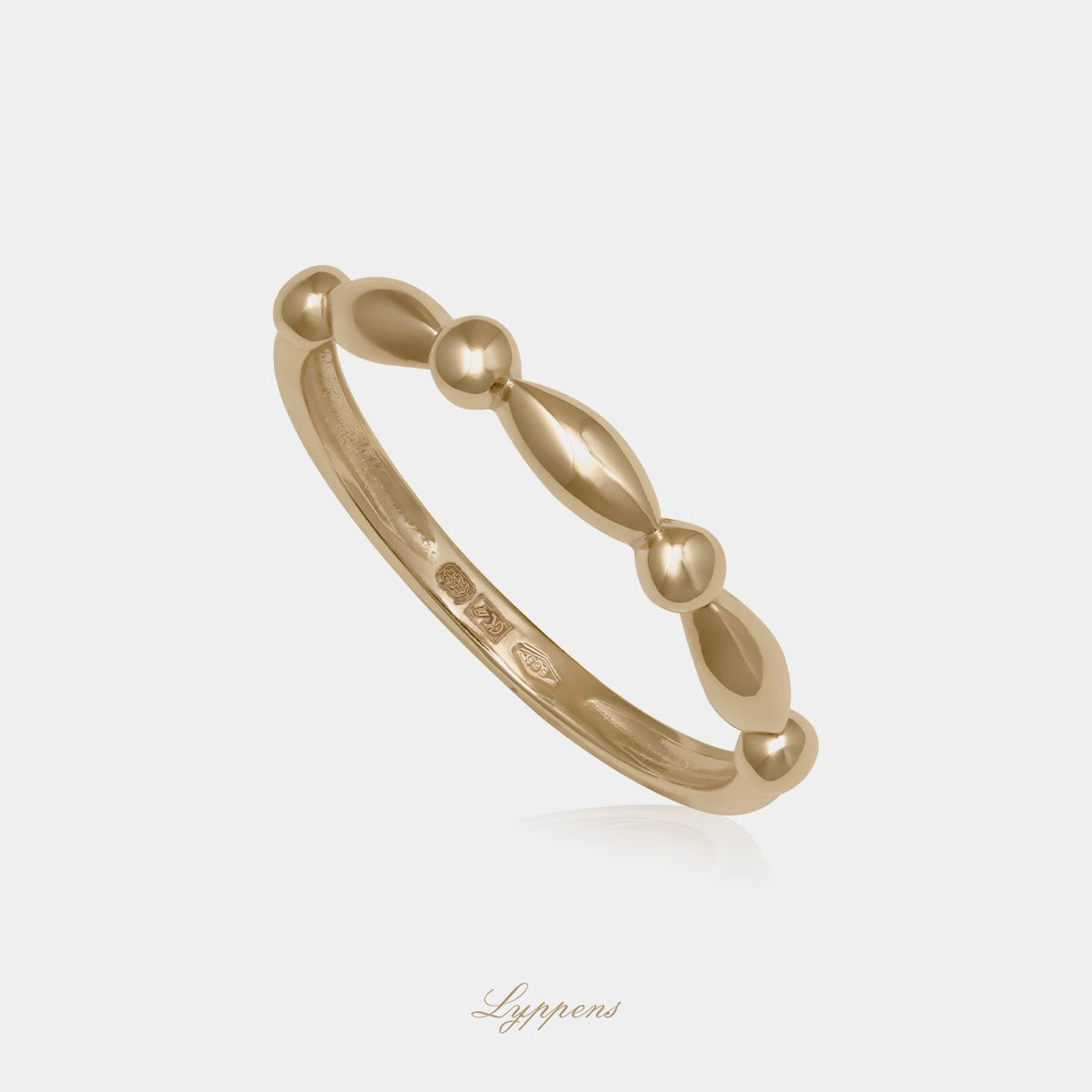 Yellow gold fantasy ring