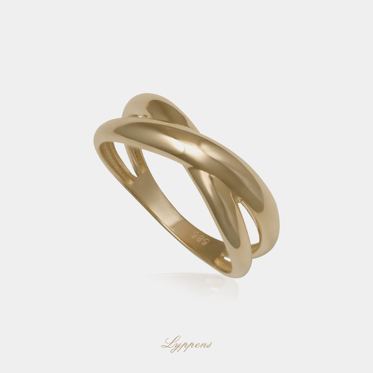 Yellow gold fantasy ring