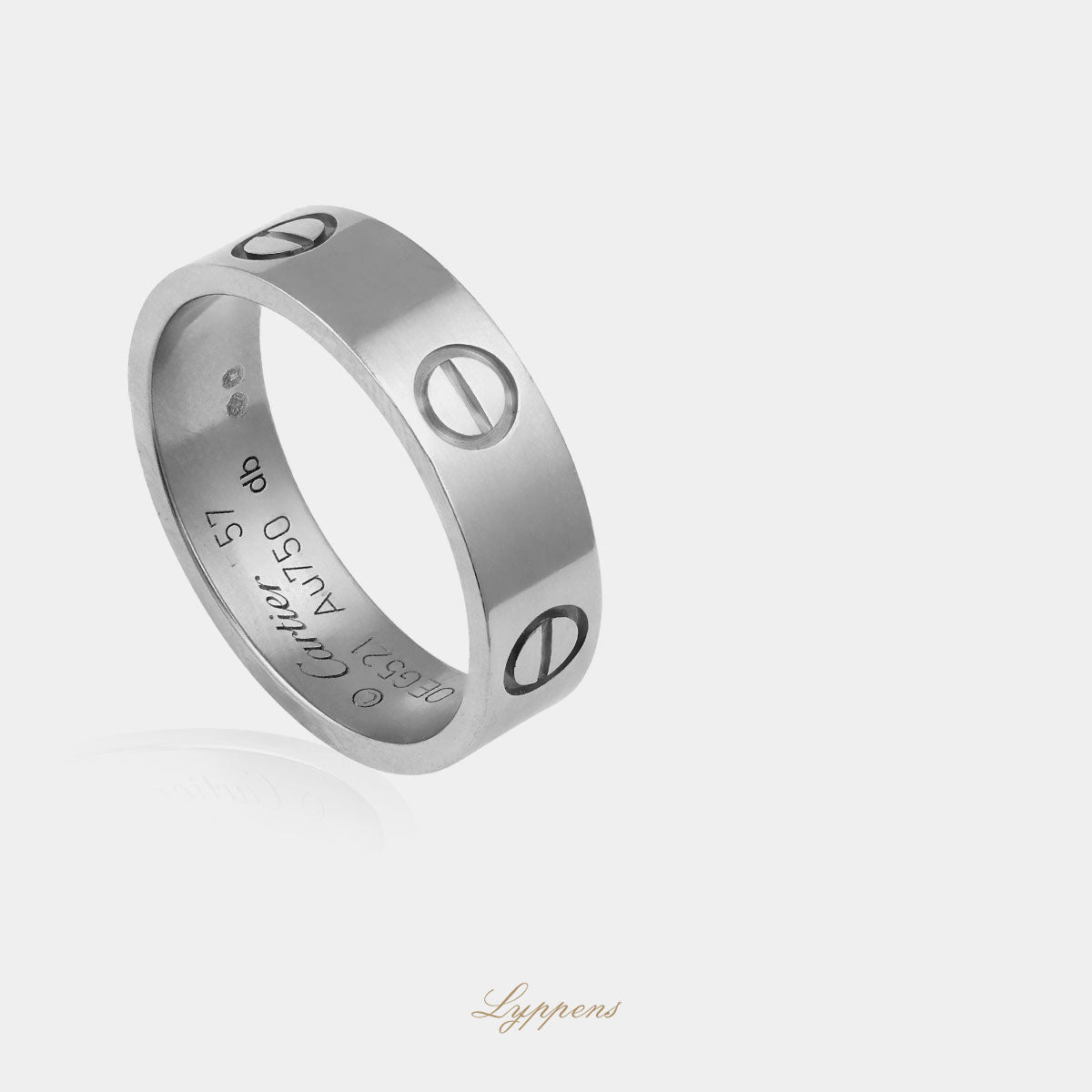 Witgouden Cartier LOVE-ring