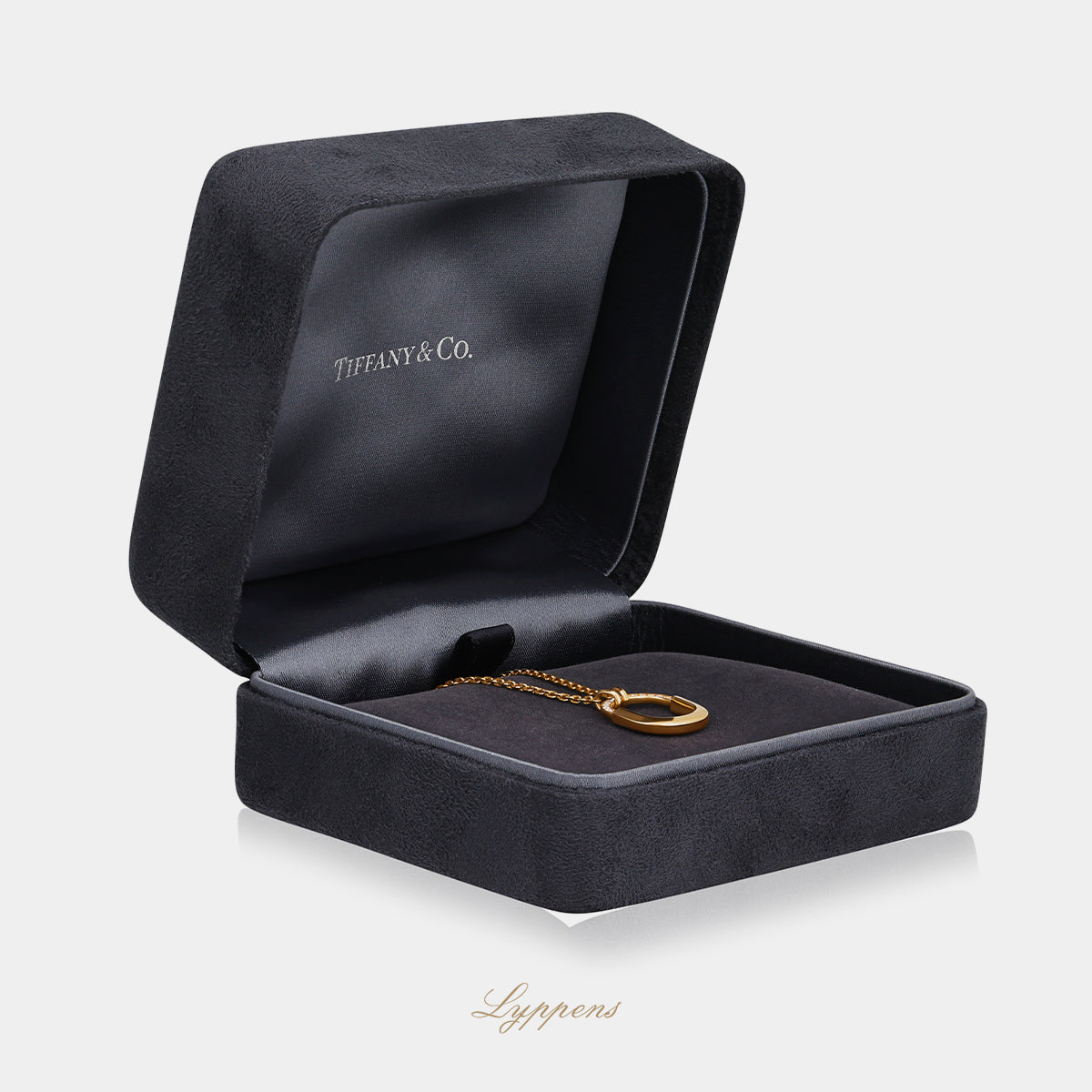Yellow gold Tiffany & Co. Lock necklace