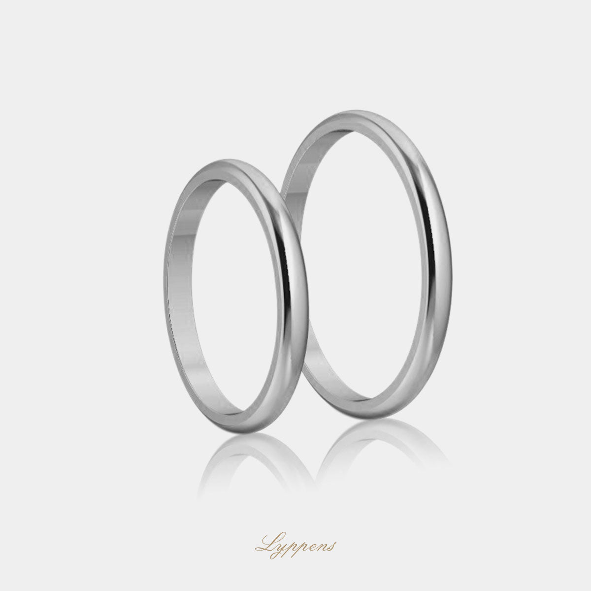 18kt witgouden trouwring model E 2mm breed