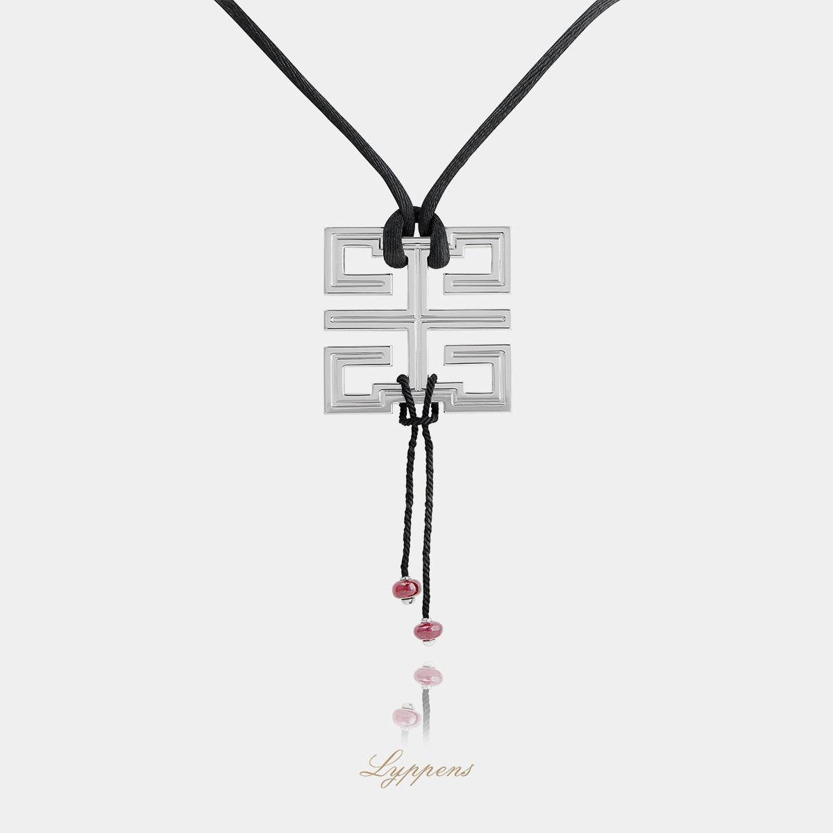 White gold Cartier Le Baiser du Dragon necklace