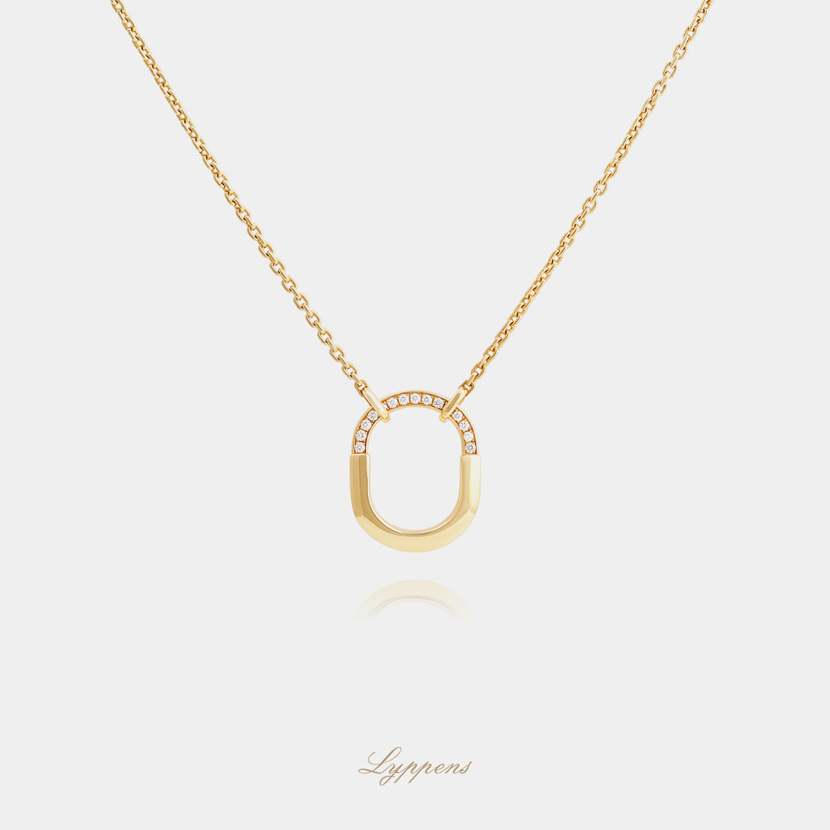 Yellow gold Tiffany & Co. Lock necklace