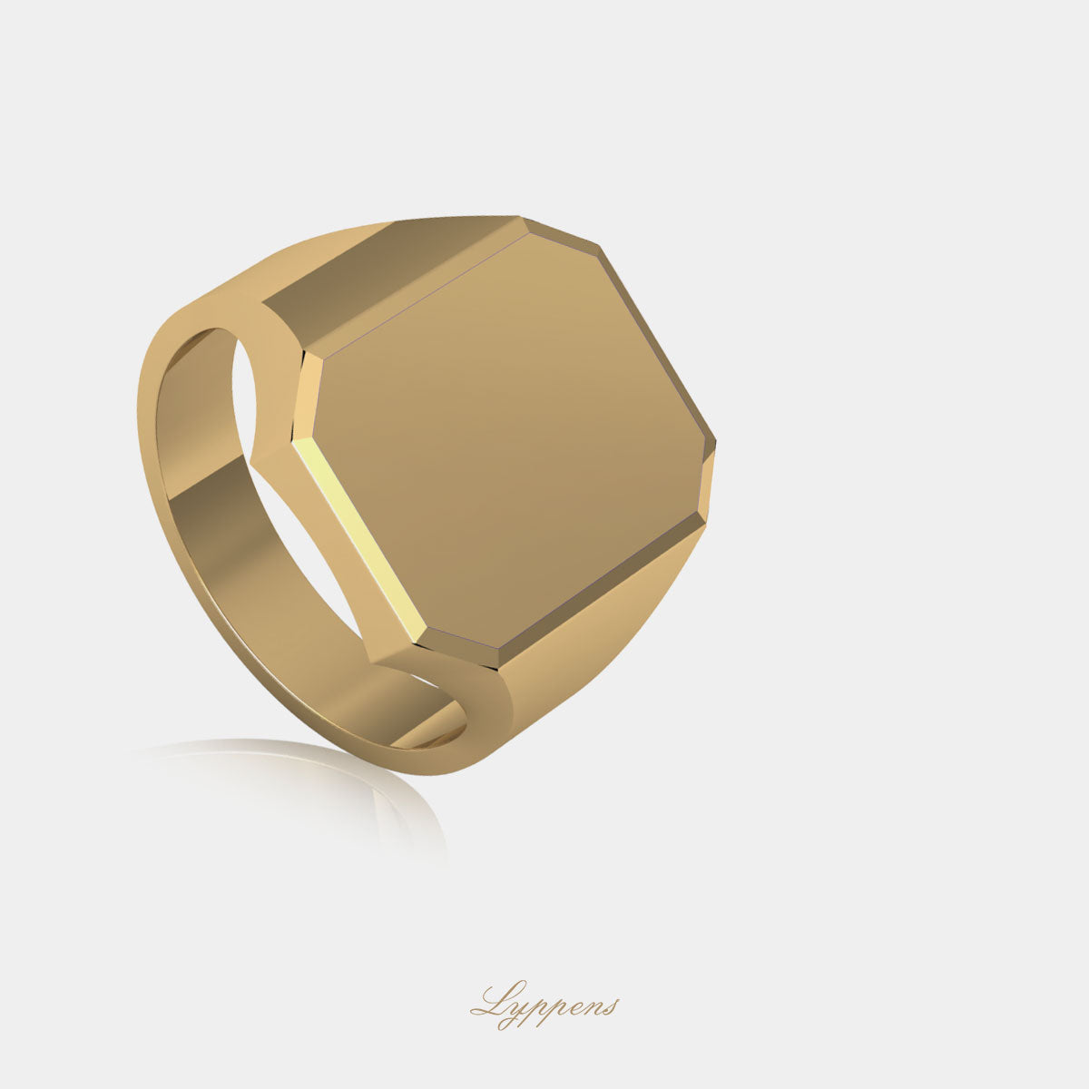 Geelgouden zegelring