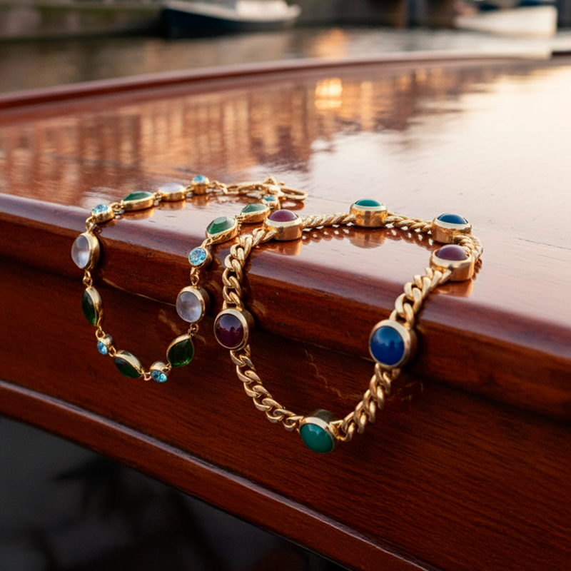 Gemstone bracelets
