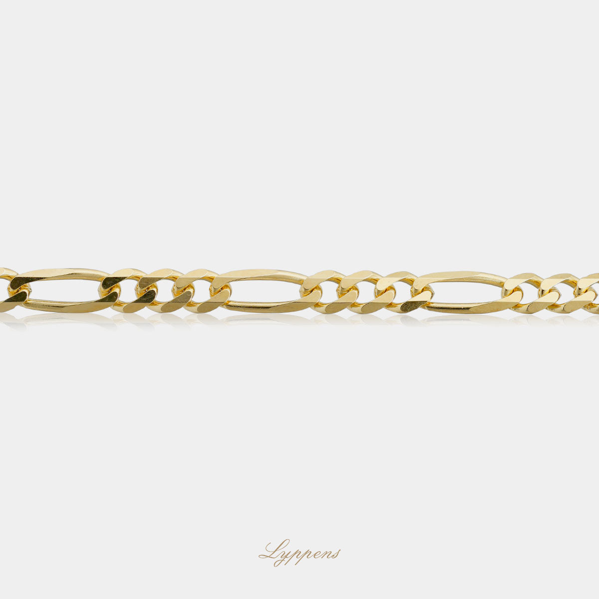 Geelgouden figaro collier