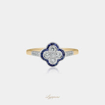 Saffier en diamant