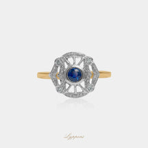 Sapphire and diamond