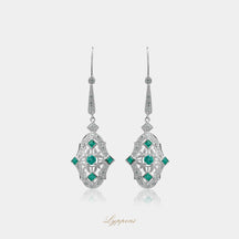 Emerald and diamonds