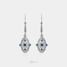 Sapphire and diamonds