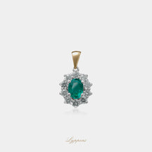 Emerald and diamond