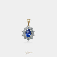 Sapphire and diamond
