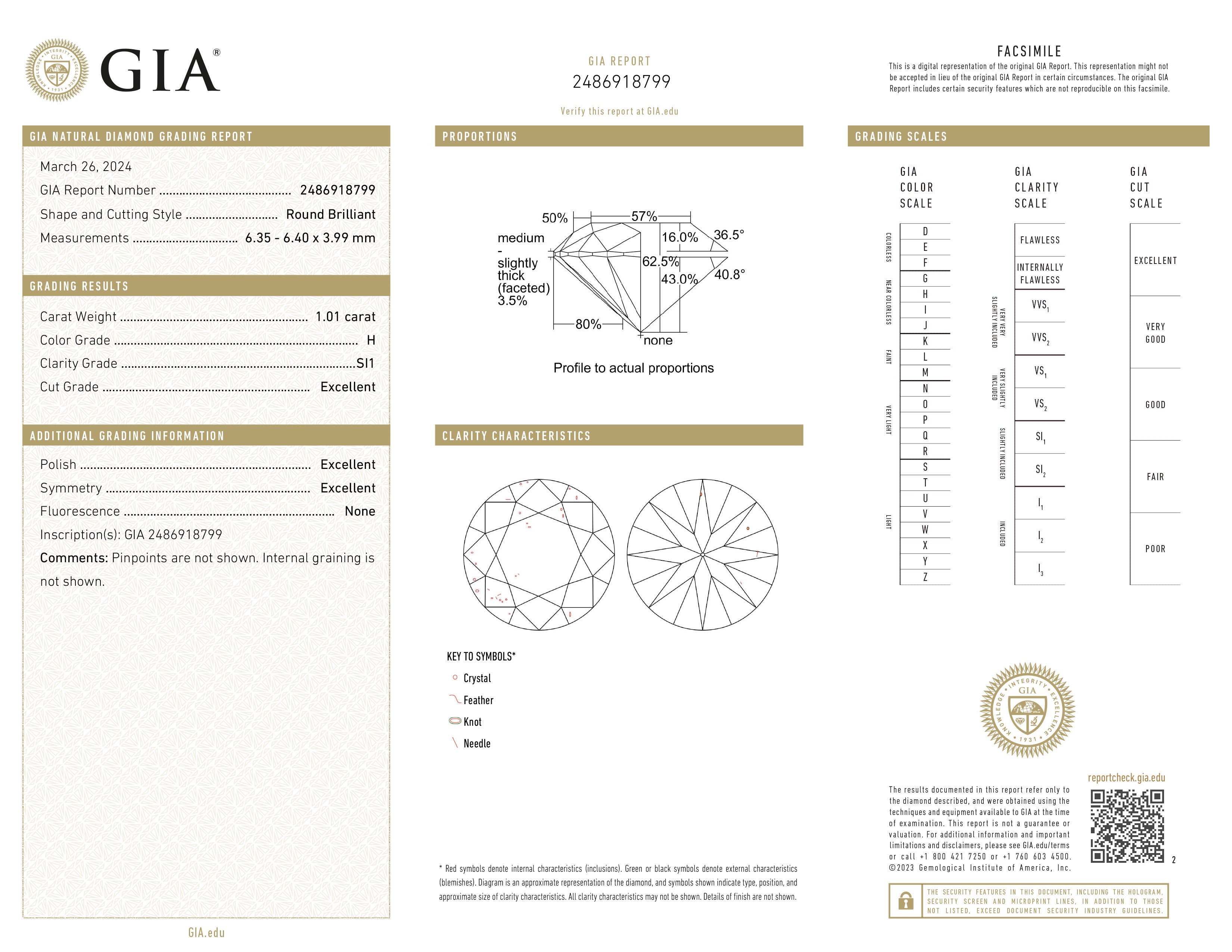 GIA certificaat van een koppel briljant geslepen diamant met een totaalgewicht van 2.02ct.