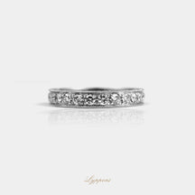 Witgoud met diamant