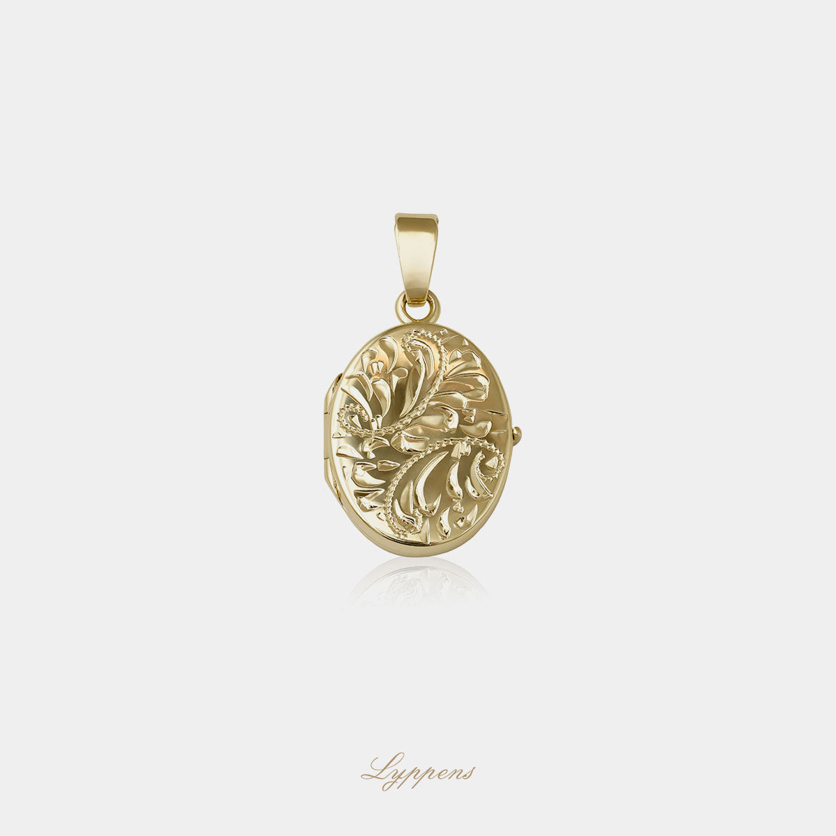 Yellow gold locket