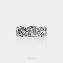 Witgoud met diamant