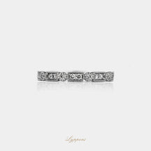 Witgoud met diamant