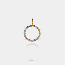 Geelgoud met diamant