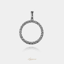 Witgoud met diamant