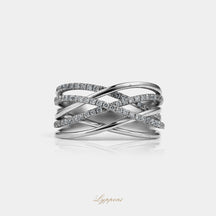 Witgoud met diamant