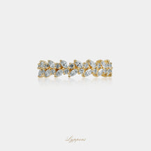 Geelgoud met diamant