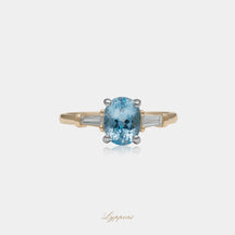 Aquamarijn en diamant 