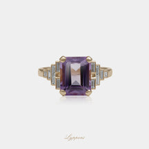 Amethist en diamant 