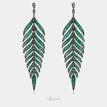 Emerald and diamonds