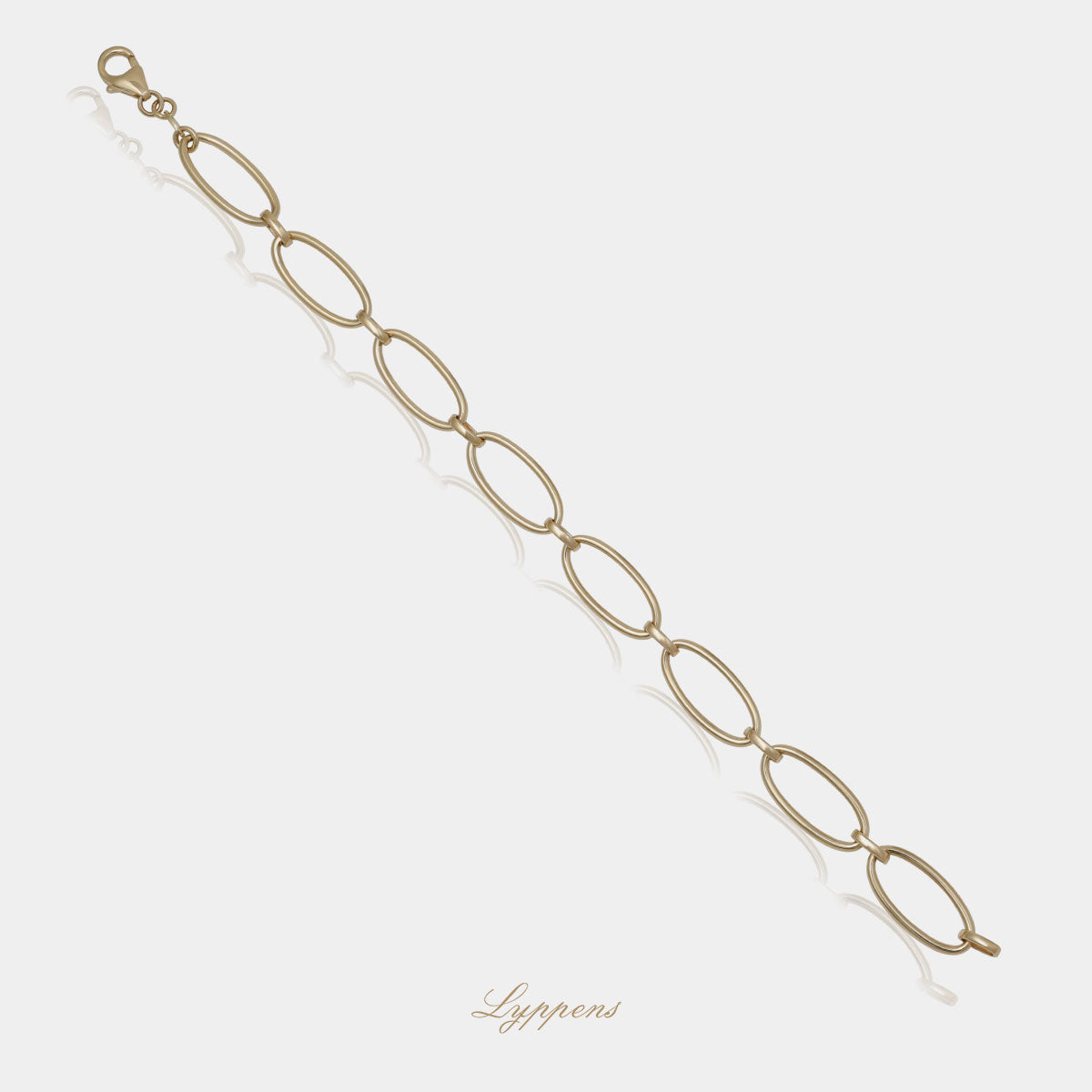 Yellow gold fantasy link bracelet