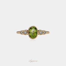 Peridoot en diamant