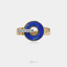 Lapis lazuli en diamant