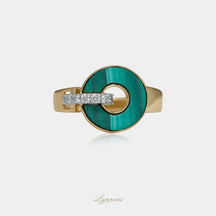 Malachiet en diamant