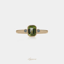 Peridoot en diamant