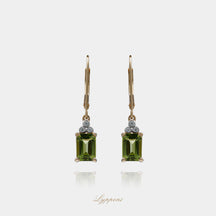 Peridoot en diamant
