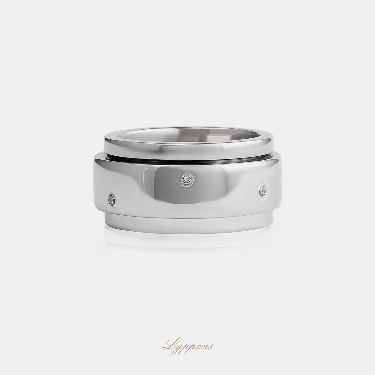 White gold Piaget Possession ring with diamonds