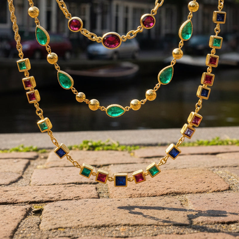 Colliers met edelstenen