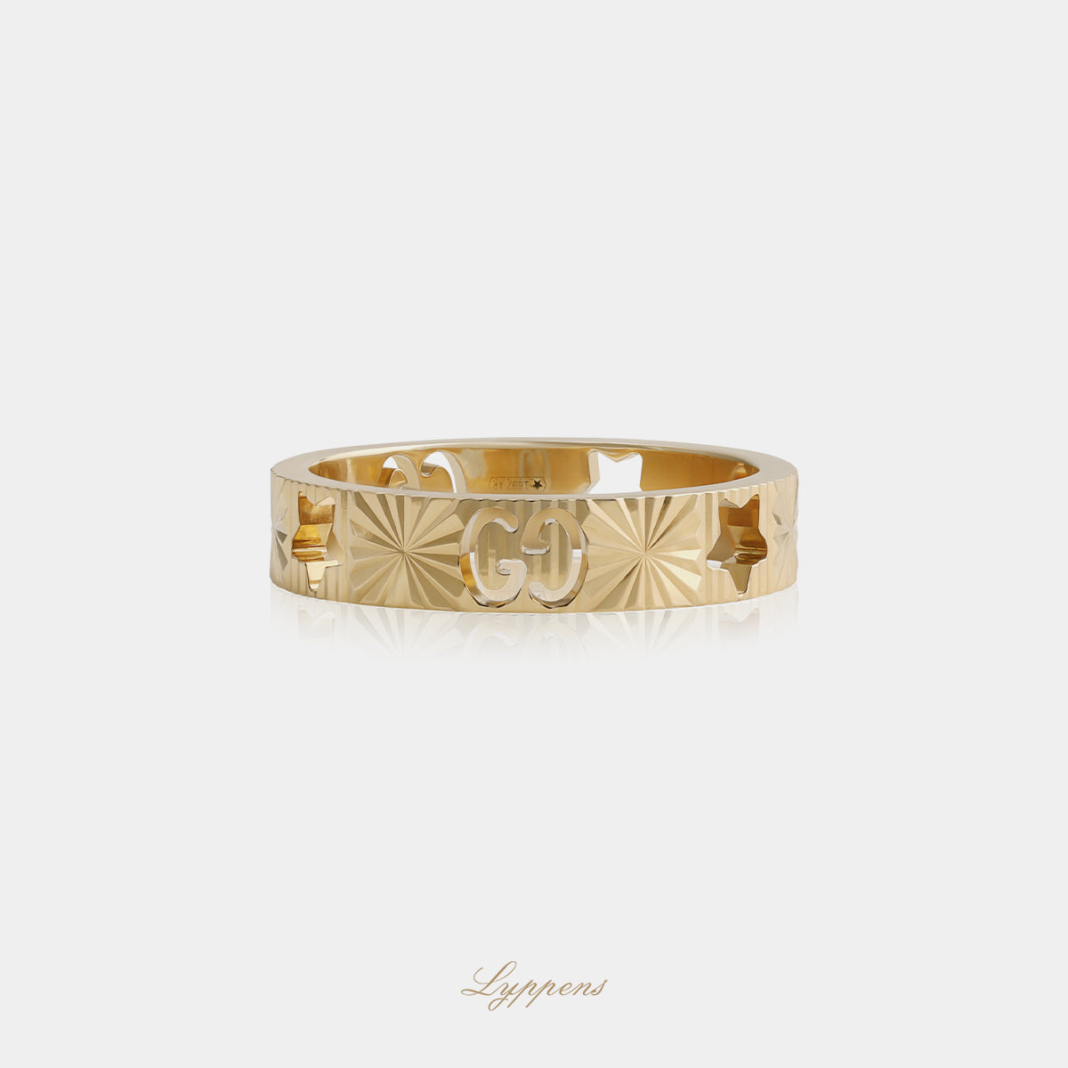 Geelgouden Icon Gucci ring