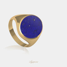 Geelgoud lapis lazuli