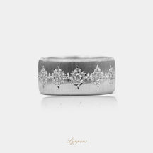 Witgoud met diamant