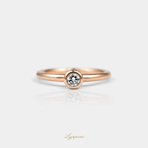 Roségoud met diamant