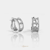 Witgoud met diamant