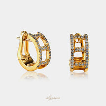 Geelgoud met diamant