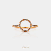 Geelgoud met diamant