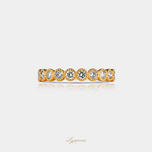 Geelgoud met diamant