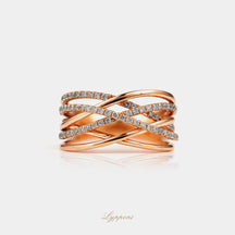 Roségoud met diamant